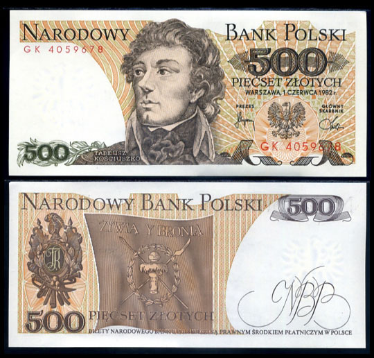 500 zlotys